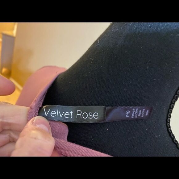 Velvet Rose Mauve Long Sleeve Bodysuit - Picture 13 of 14